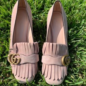 Gucci Marmont Kiltie Pumps